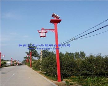 太陽能景觀路燈-陜西省渭南市大荔縣太陽能景觀路燈項目